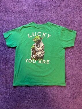 Star Wars -Yoda St.Patricks Day shirt - Youth M